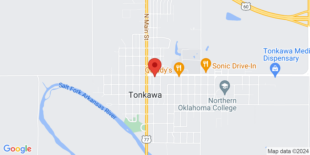 Map of Tonkawa Public Library
